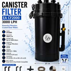 EA CF2000 Canister Filter – 3000 LPH