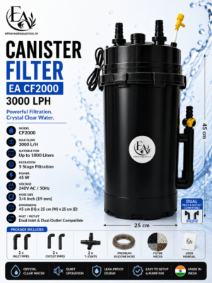 EA CF2000 Canister Filter – 3000 LPH